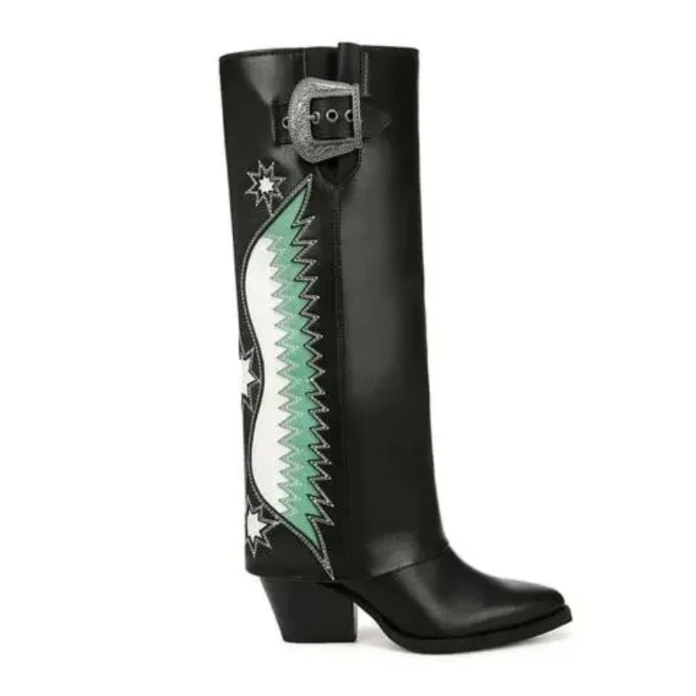 Zodiac Black Wing Detail Boots